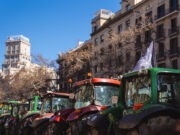 Els pagesos aixequen la protesta al centre de Barcelona